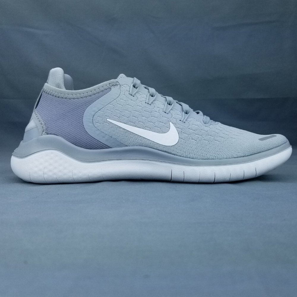 Nike Free RN 2018 Men's Running Shoes Grey White 942836 003 Sizes 7-11